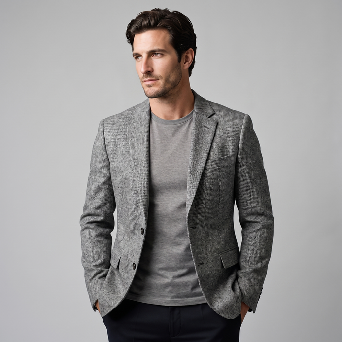 Men's Slim-Fit Winter Blazer Jacket