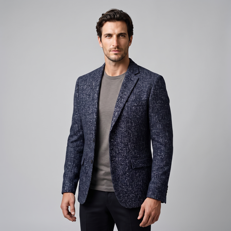 Men's Slim-Fit Winter Blazer Jacket