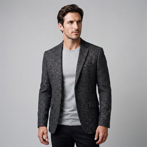 Men's Slim-Fit Winter Blazer Jacket