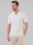 Men's Slim Fit Zip Up Polo Shirt