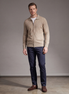 Men's Soft Fabric Zip Up Vest