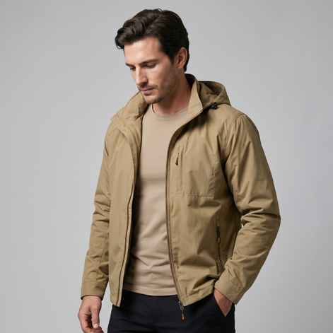 Men's Softshell Hooded Jacket