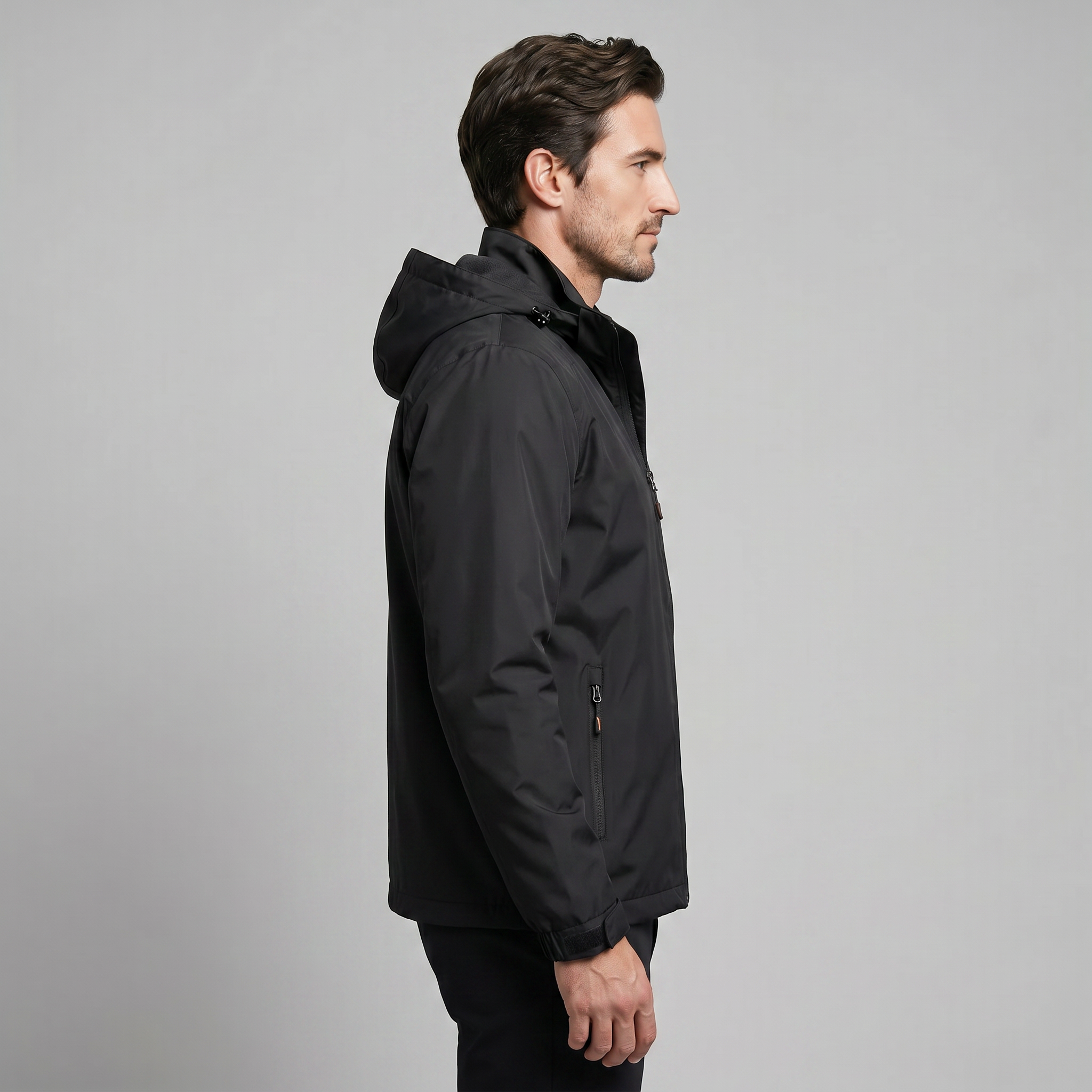 Men's Softshell Hooded Jacket