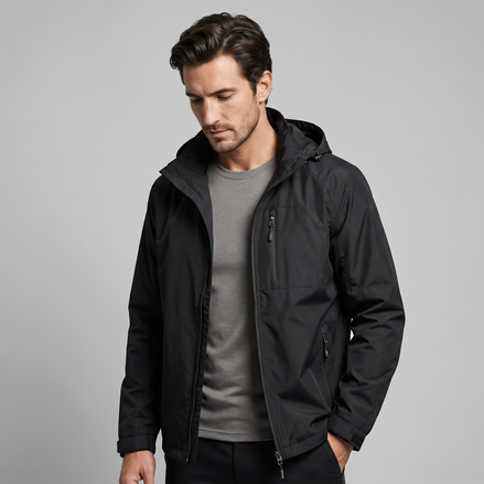 Men's Softshell Hooded Jacket