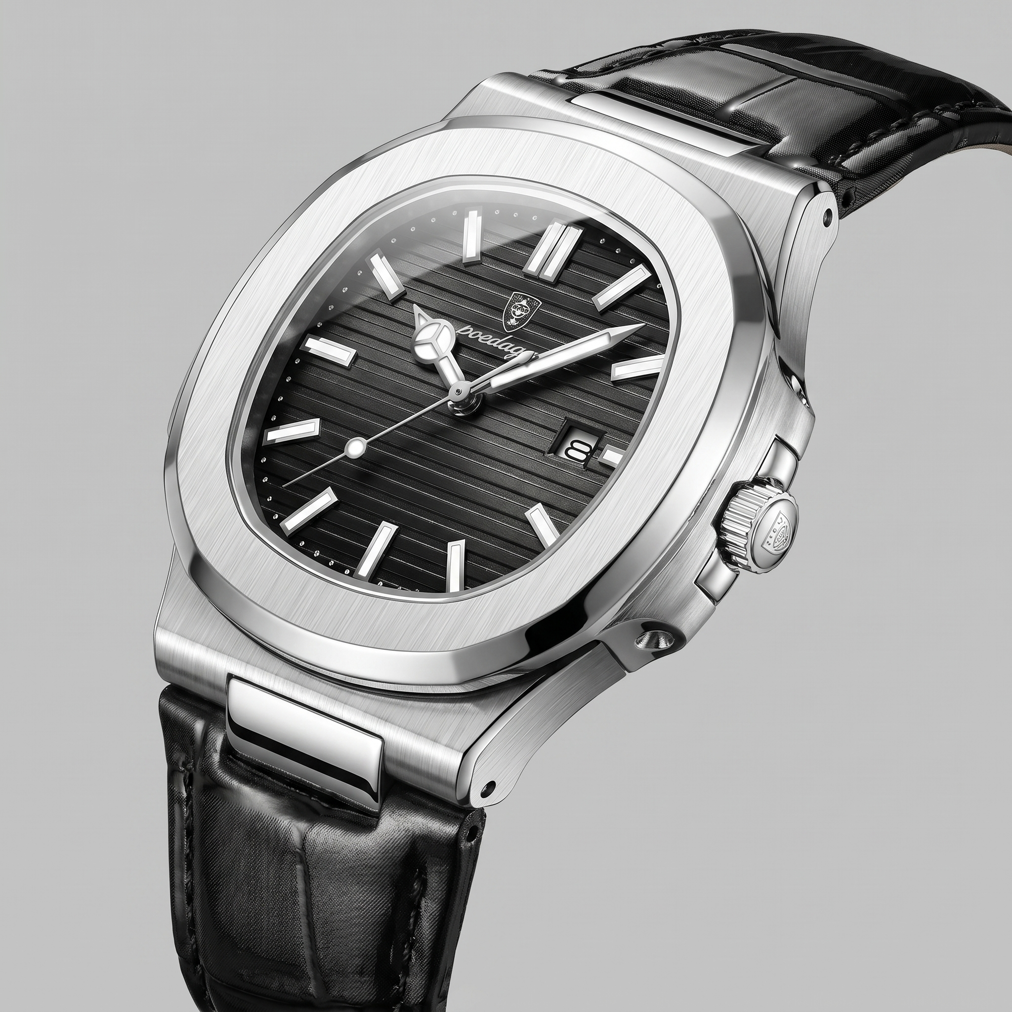 Men's Sports Luxury Leather Strap Watch