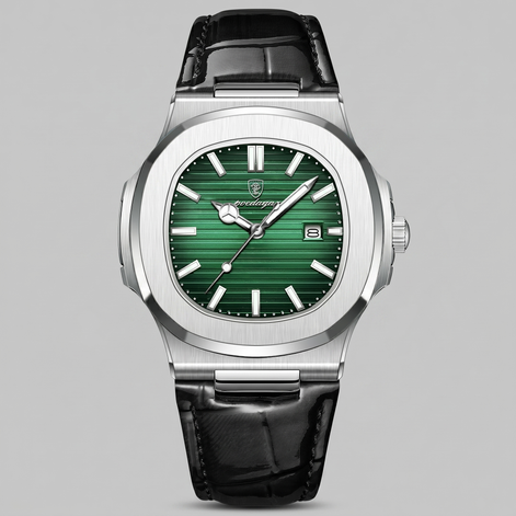Men's Sports Luxury Leather Strap Watch
