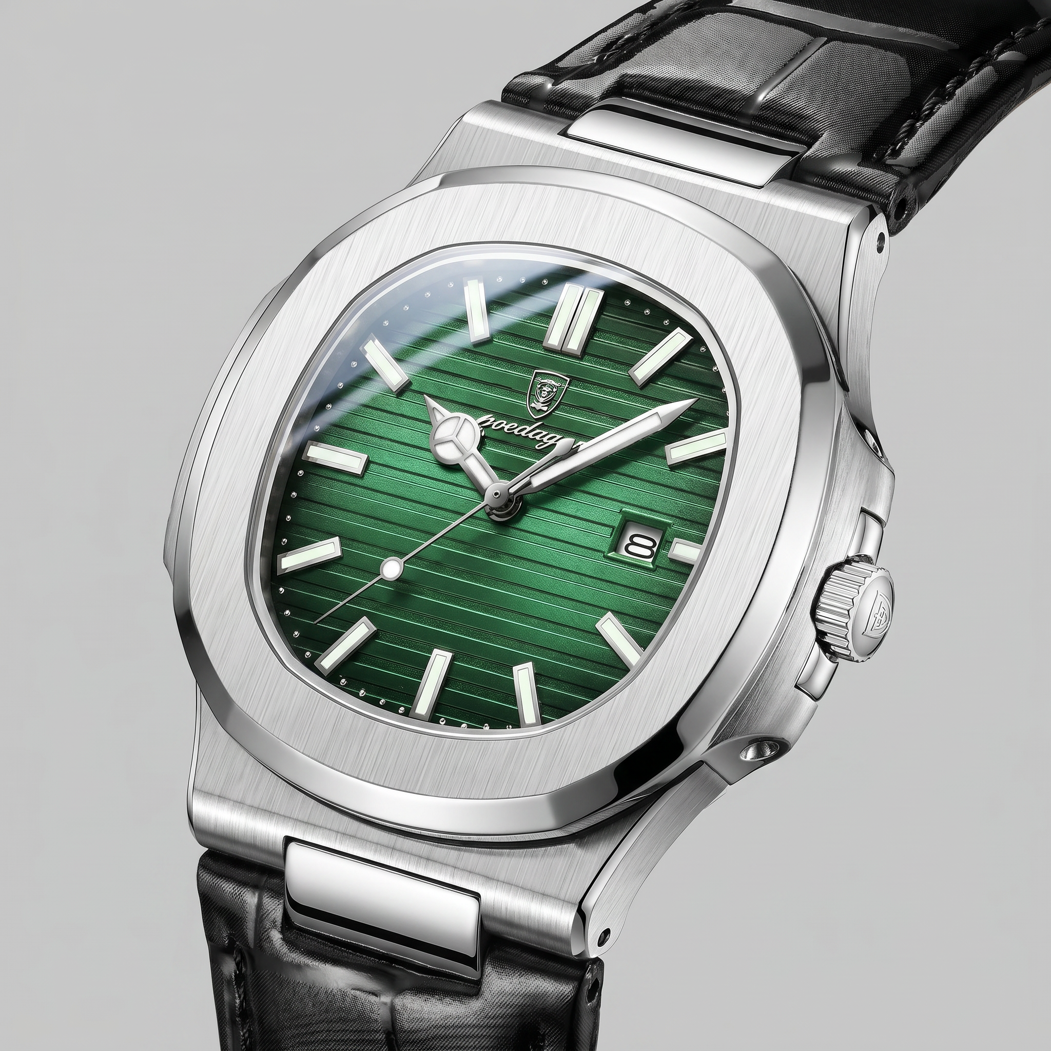 Men's Sports Luxury Leather Strap Watch