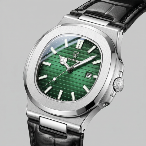 Men's Sports Luxury Leather Strap Watch