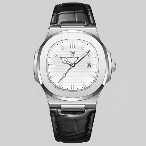 Men's Sports Luxury Leather Strap Watch