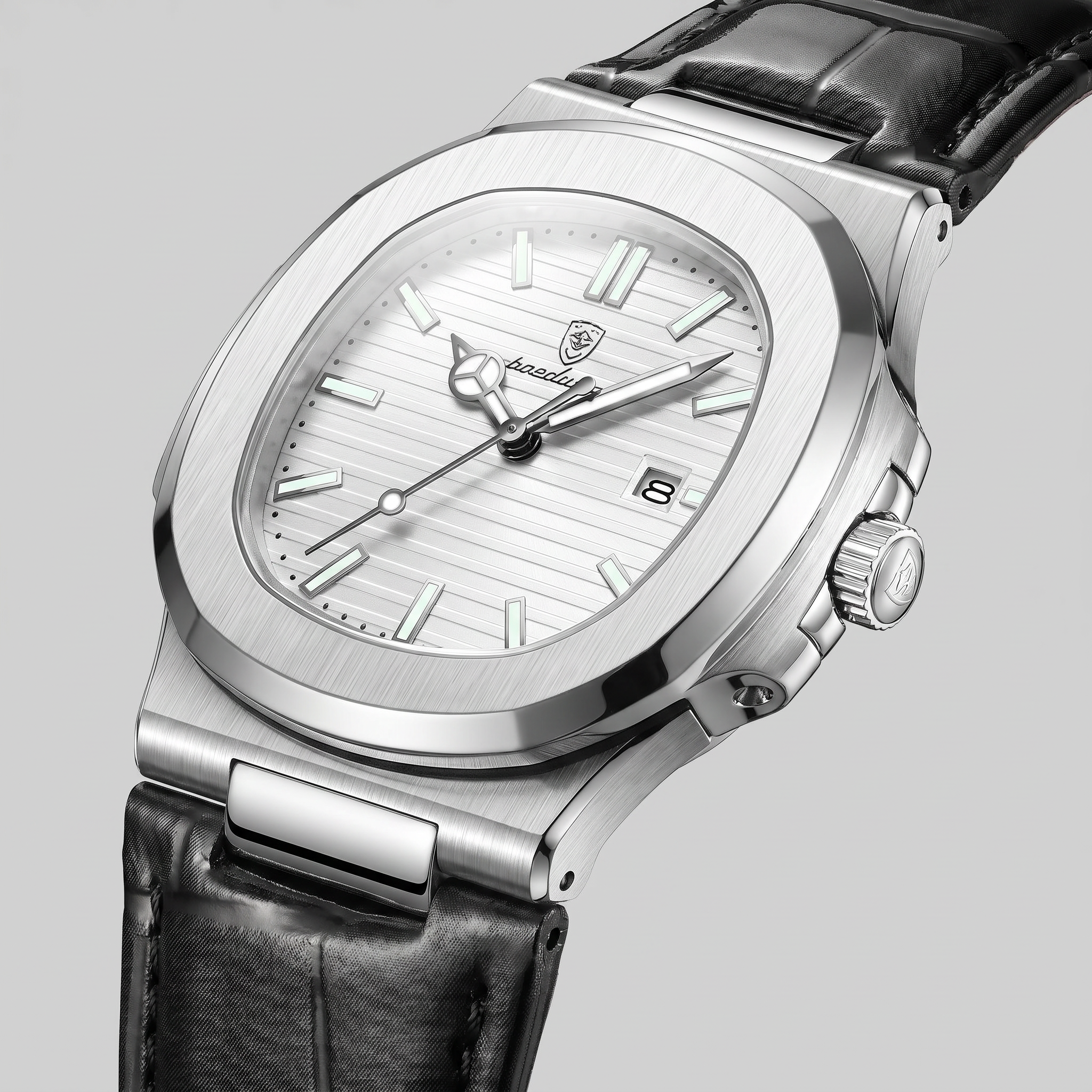 Men's Sports Luxury Leather Strap Watch