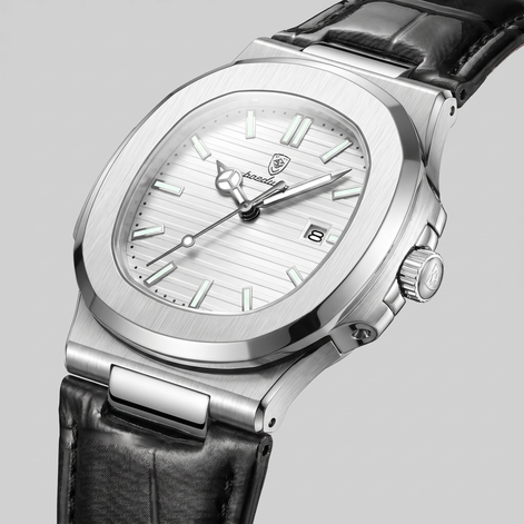 Men's Sports Luxury Leather Strap Watch