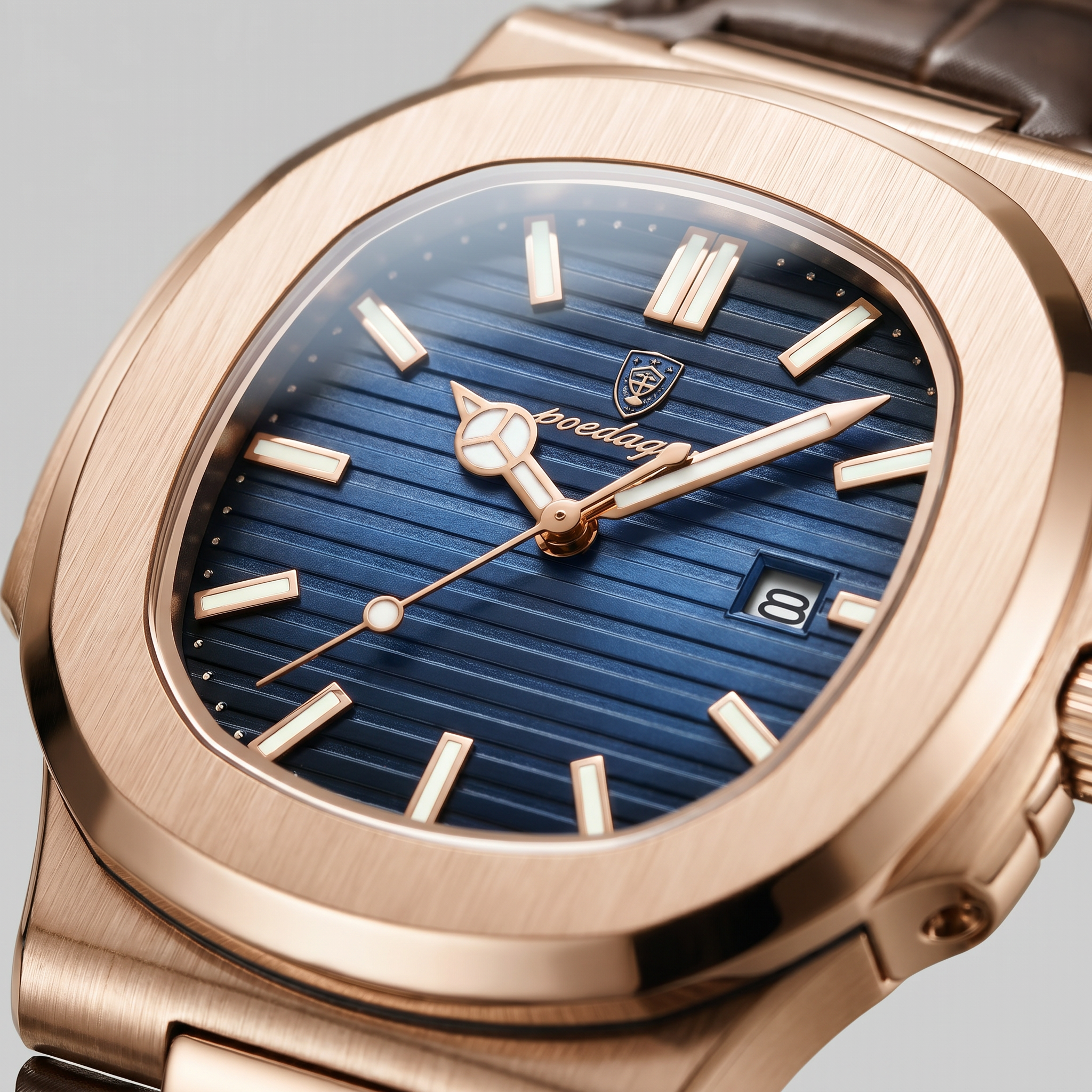 Men's Sports Luxury Leather Strap Watch