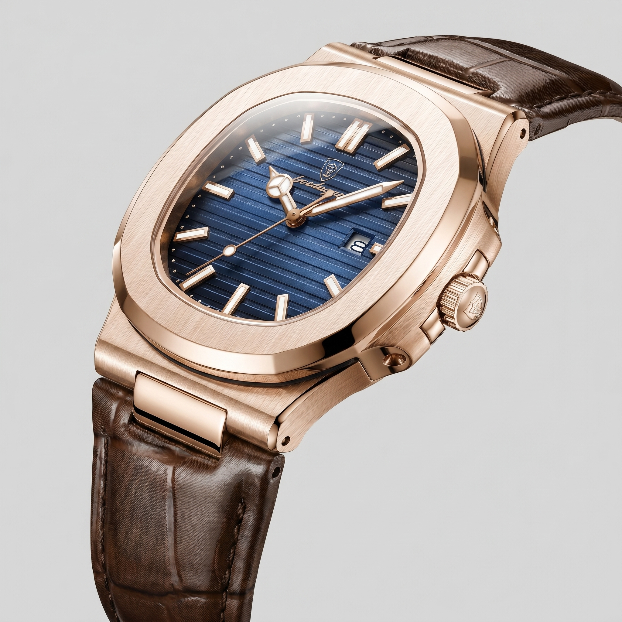 Men's Sports Luxury Leather Strap Watch