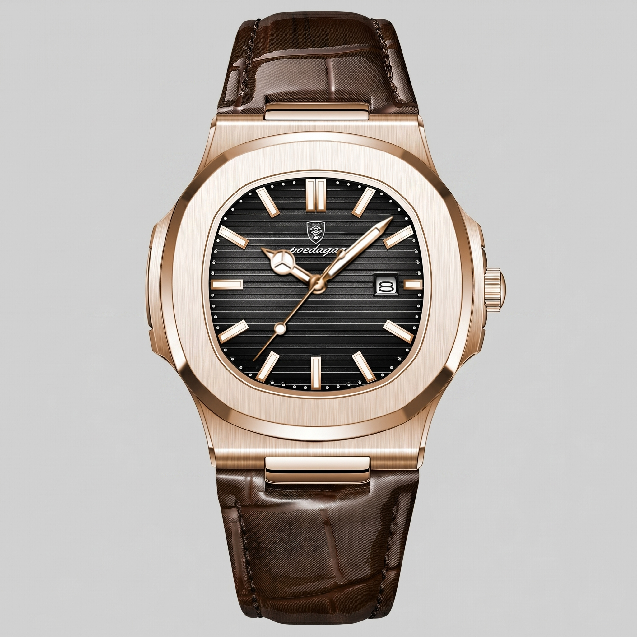Men's Sports Luxury Leather Strap Watch