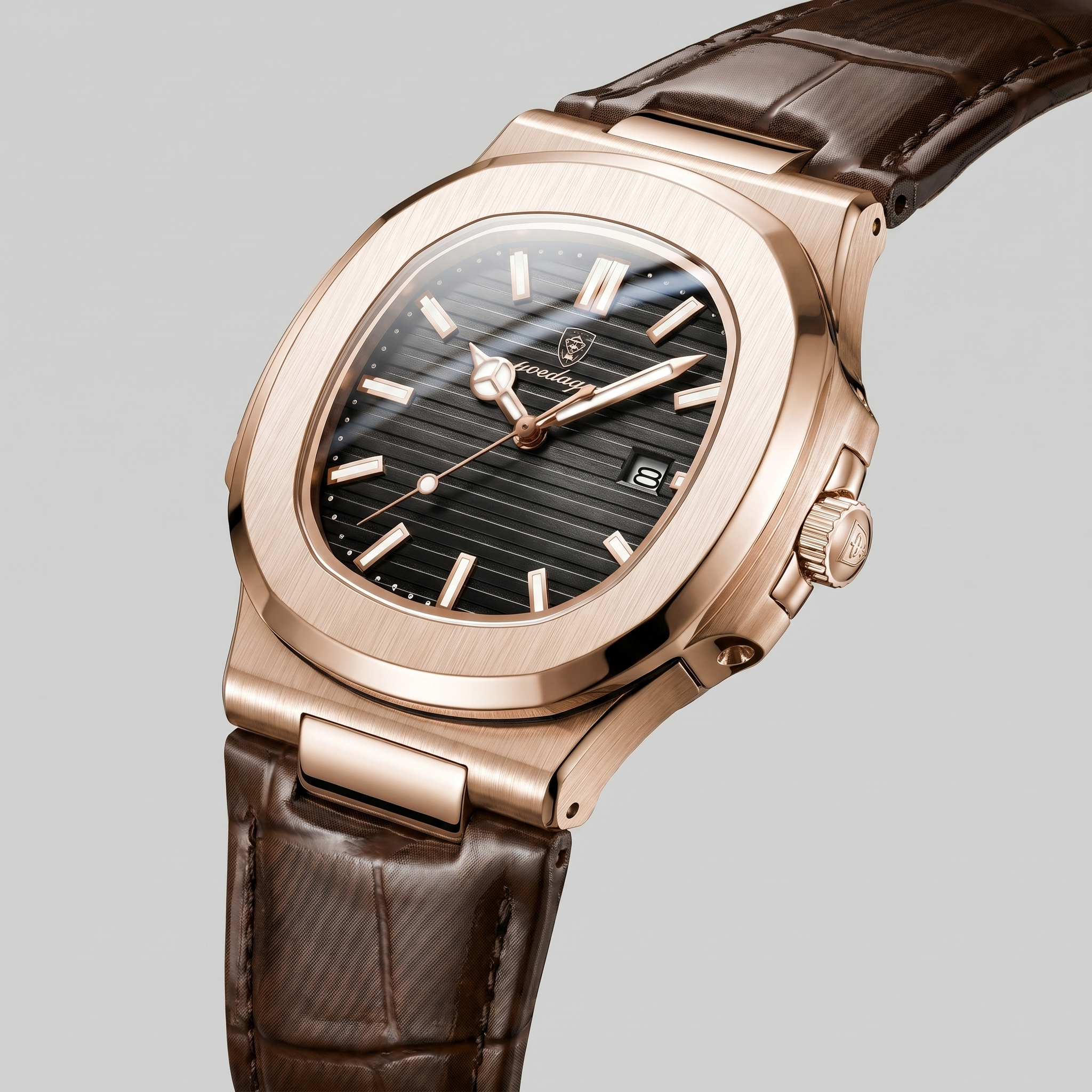 Men's Sports Luxury Leather Strap Watch