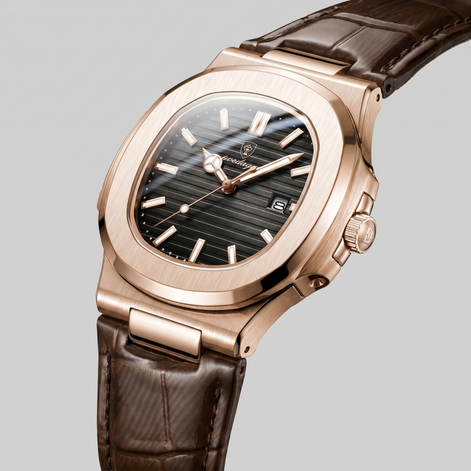 Men's Sports Luxury Leather Strap Watch