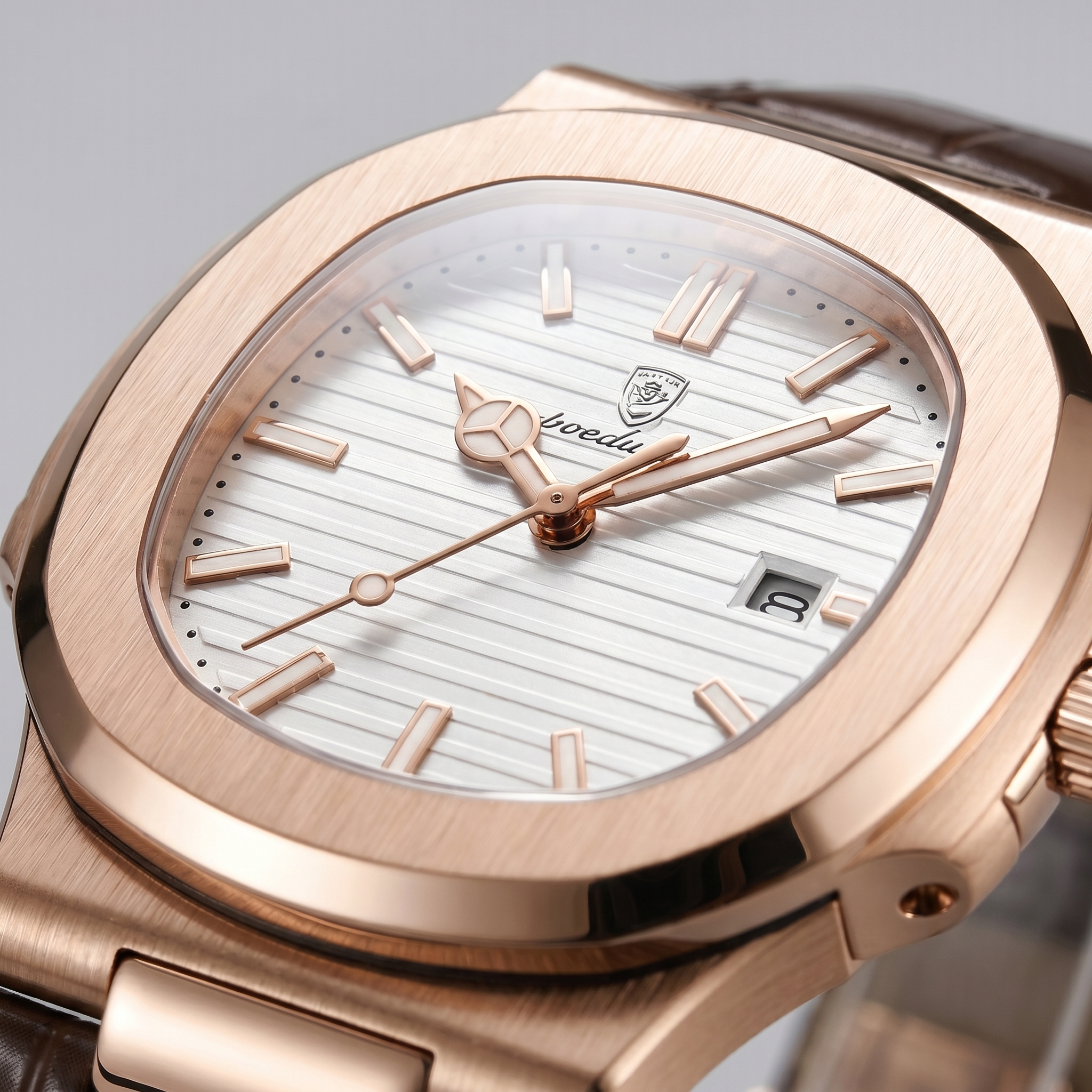 Men's Sports Luxury Leather Strap Watch