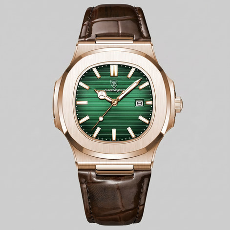 Men's Sports Luxury Leather Strap Watch