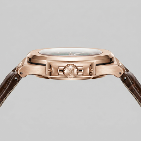 Men's Sports Luxury Leather Strap Watch