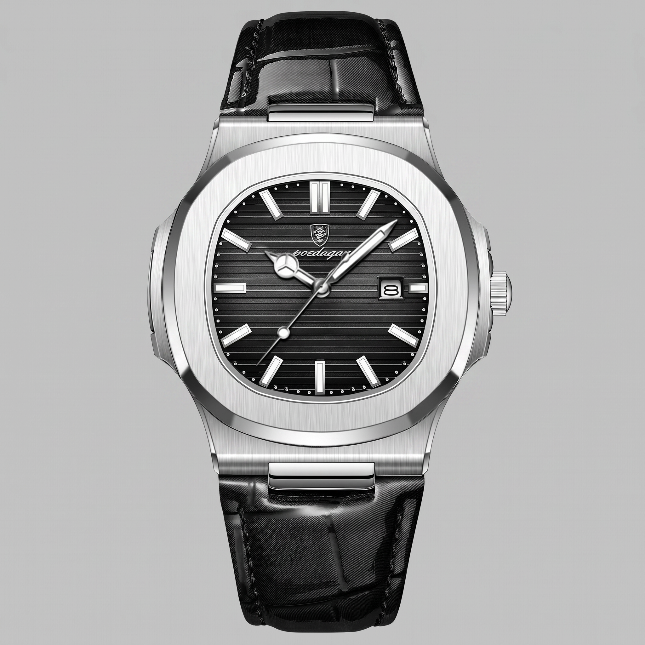 Men's Sports Luxury Leather Strap Watch
