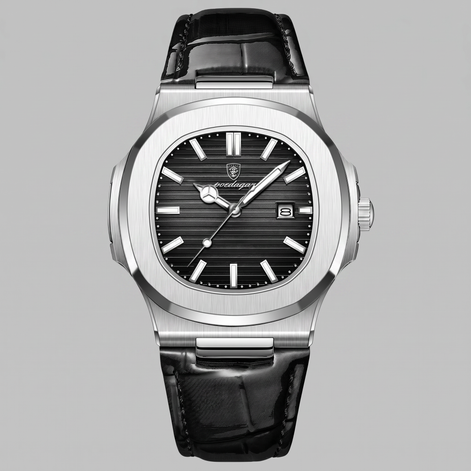 Men's Sports Luxury Leather Strap Watch