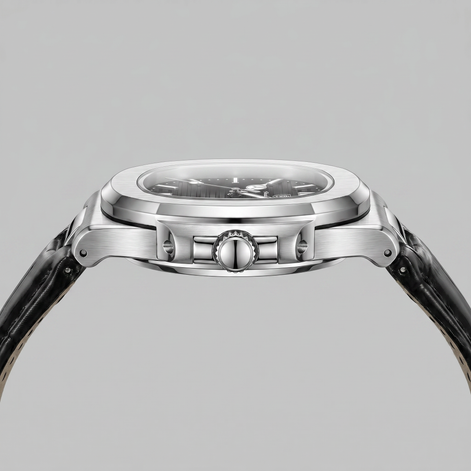 Men's Sports Luxury Leather Strap Watch