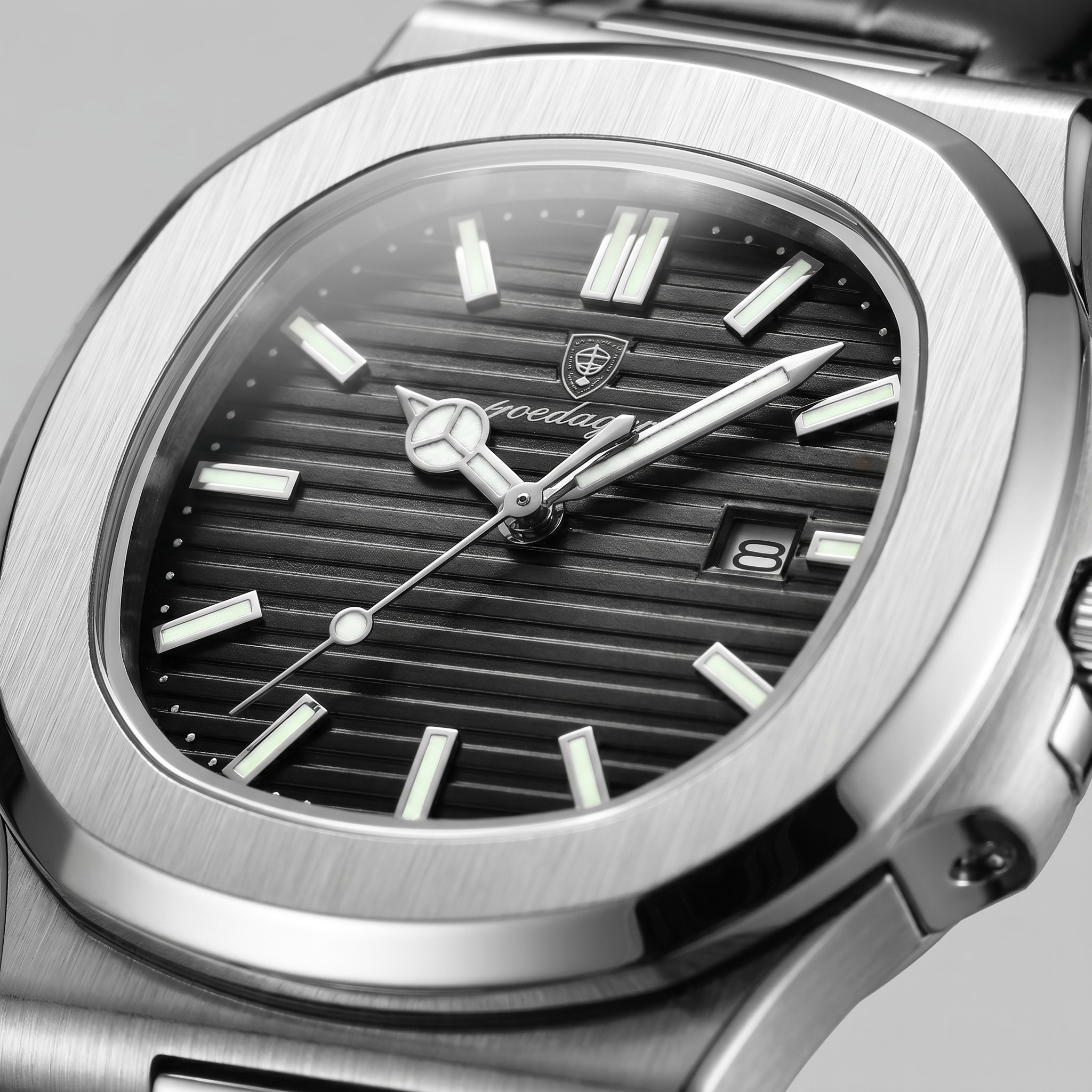 Men's Sports Luxury Leather Strap Watch