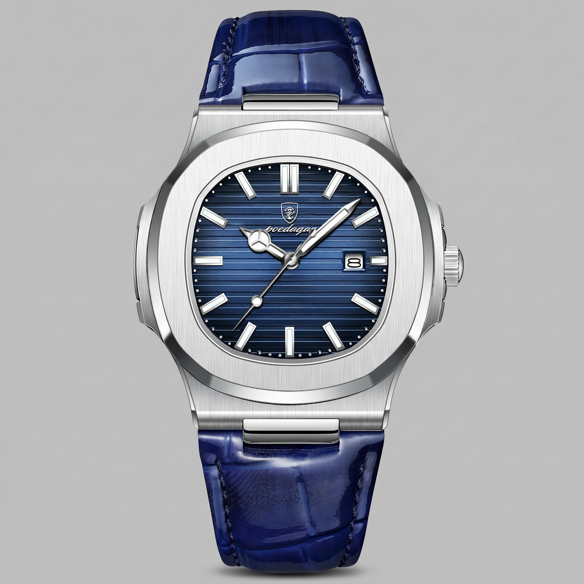 Men's Sports Luxury Leather Strap Watch