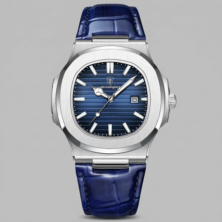 Men's Sports Luxury Leather Strap Watch