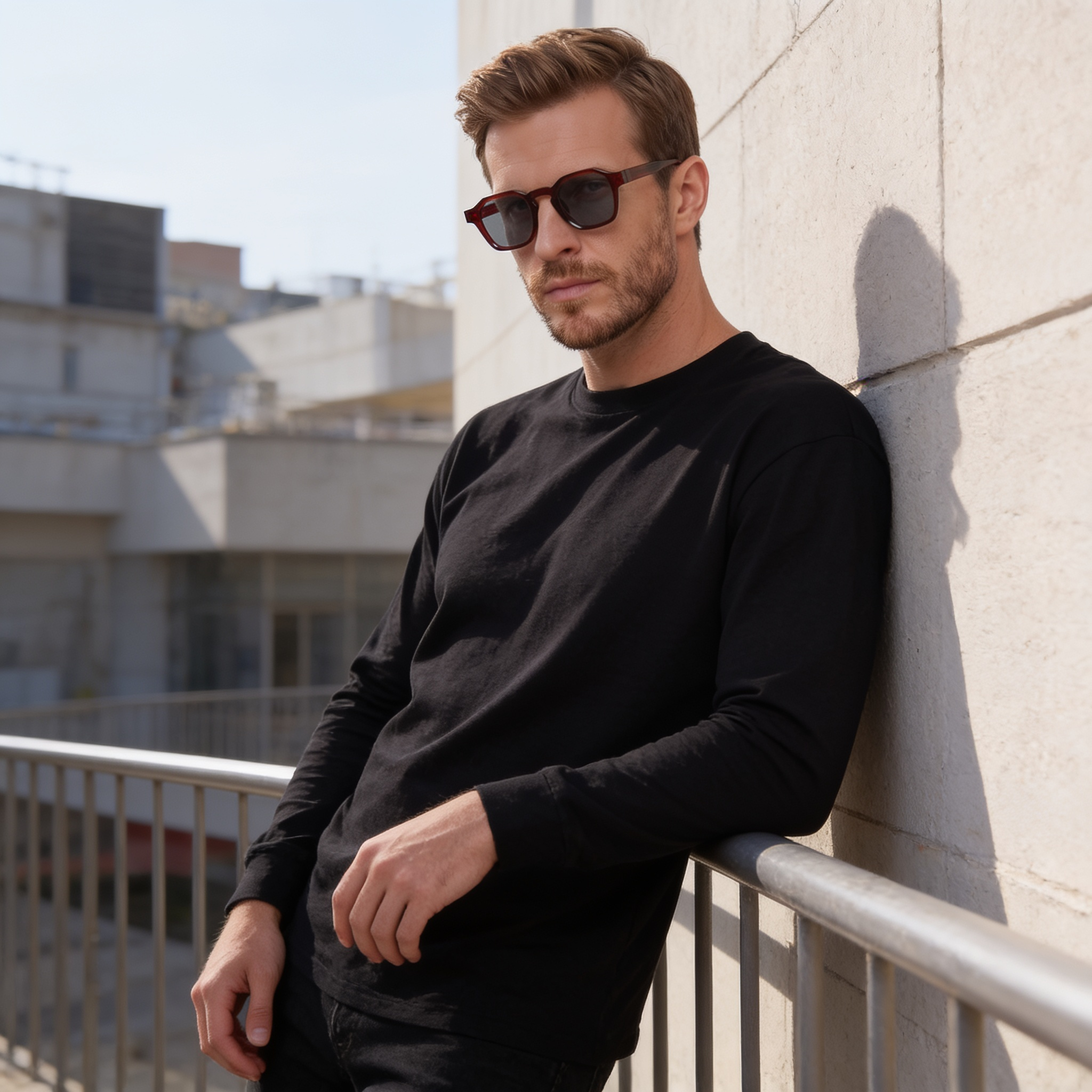 Men's Square Sunglasses