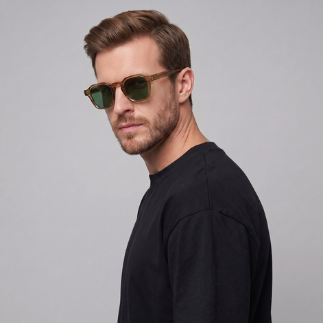 Men's Square Sunglasses