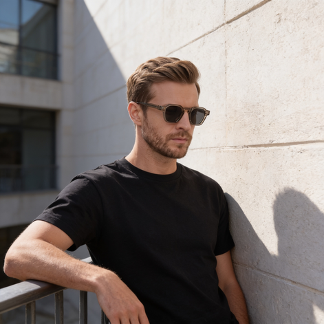 Men's Square Sunglasses