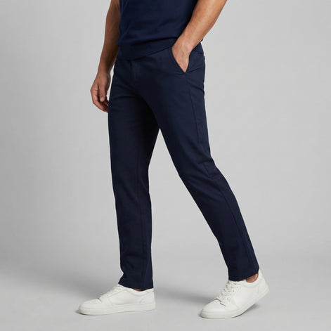 Men's Straight-Fit Chino Trousers