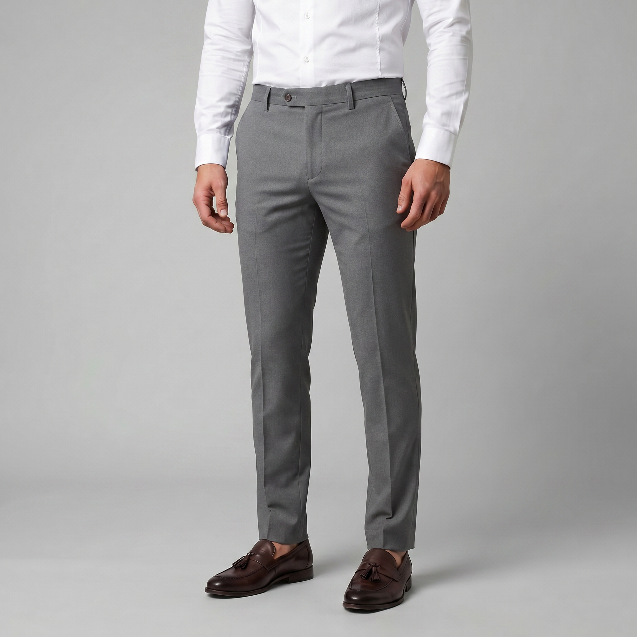 Men's Straight Leg Chino Trousers