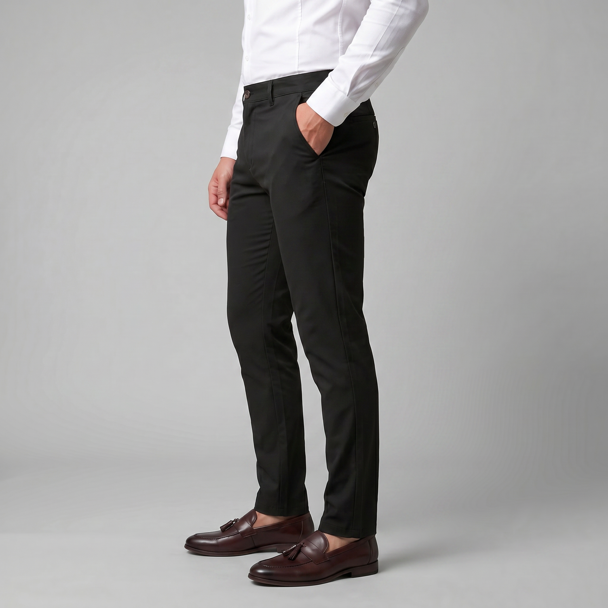 Men's Straight Leg Chino Trousers