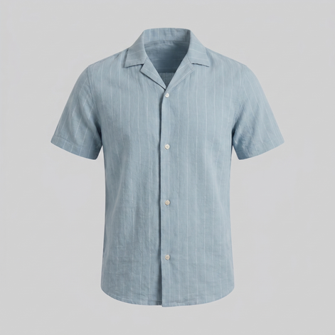 Men's Stripe Button-Down Shirt