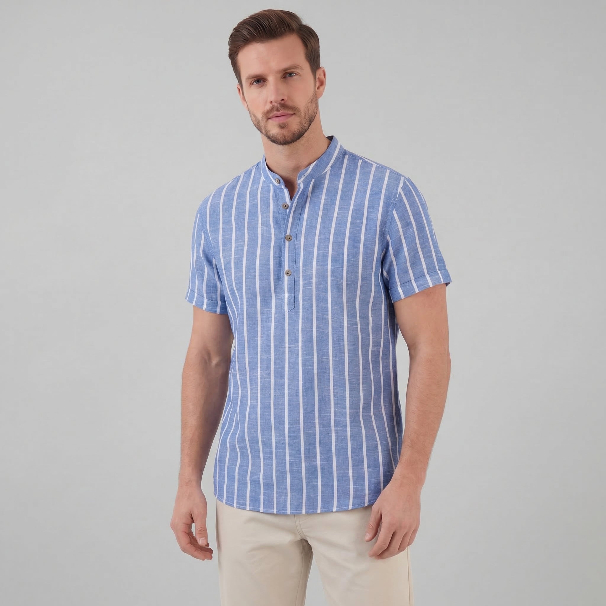 Men's Stripe Casual Shirt