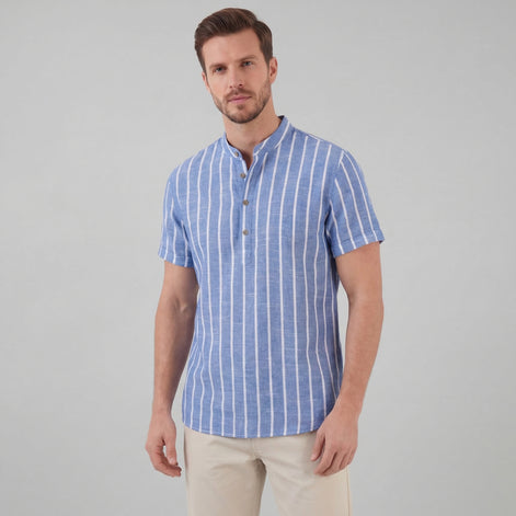Men's Stripe Casual Shirt