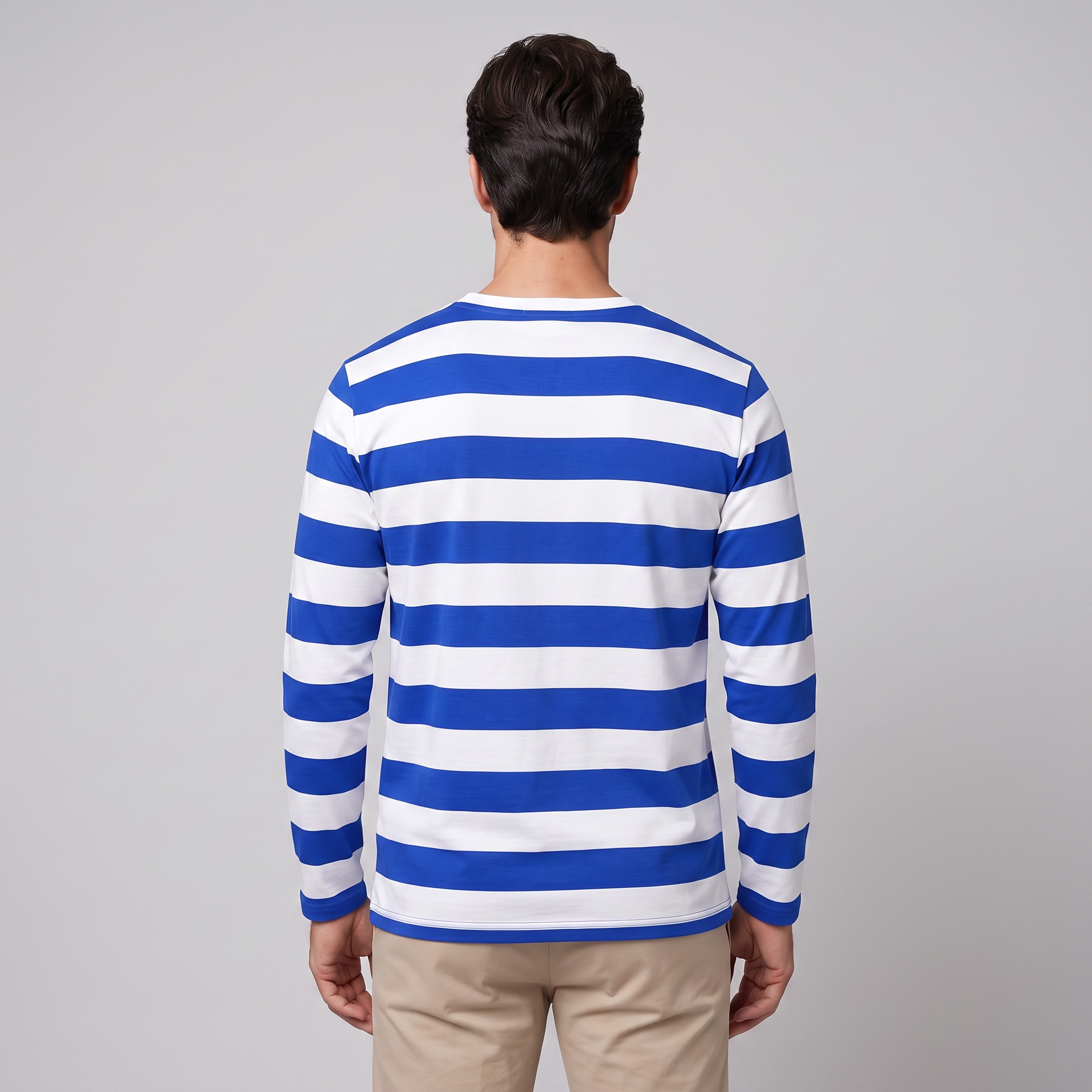 Men's Stripe Long Sleeve Shirt