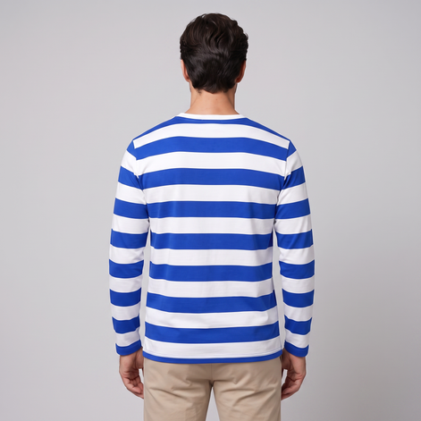 Men's Stripe Long Sleeve Shirt