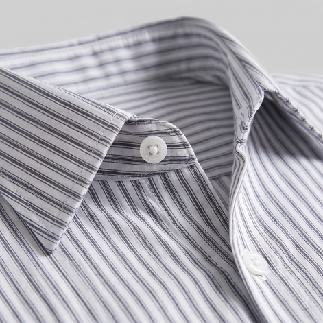 Men's Stripe Oversized Short Sleeve Shirt