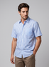 Men's Stripe Oversized Short Sleeve Shirt