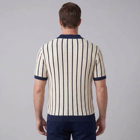 Men's Striped Button Down Shirt