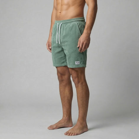 Men's Striped Swim Shorts