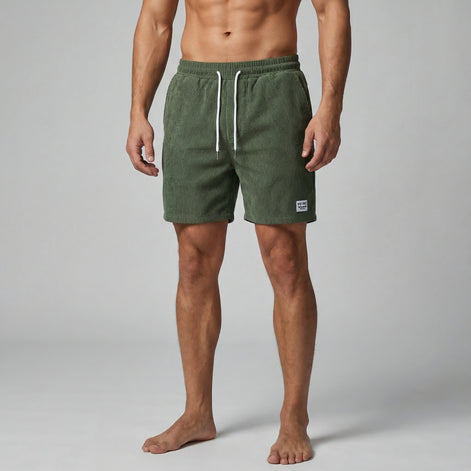 Men's Striped Swim Shorts