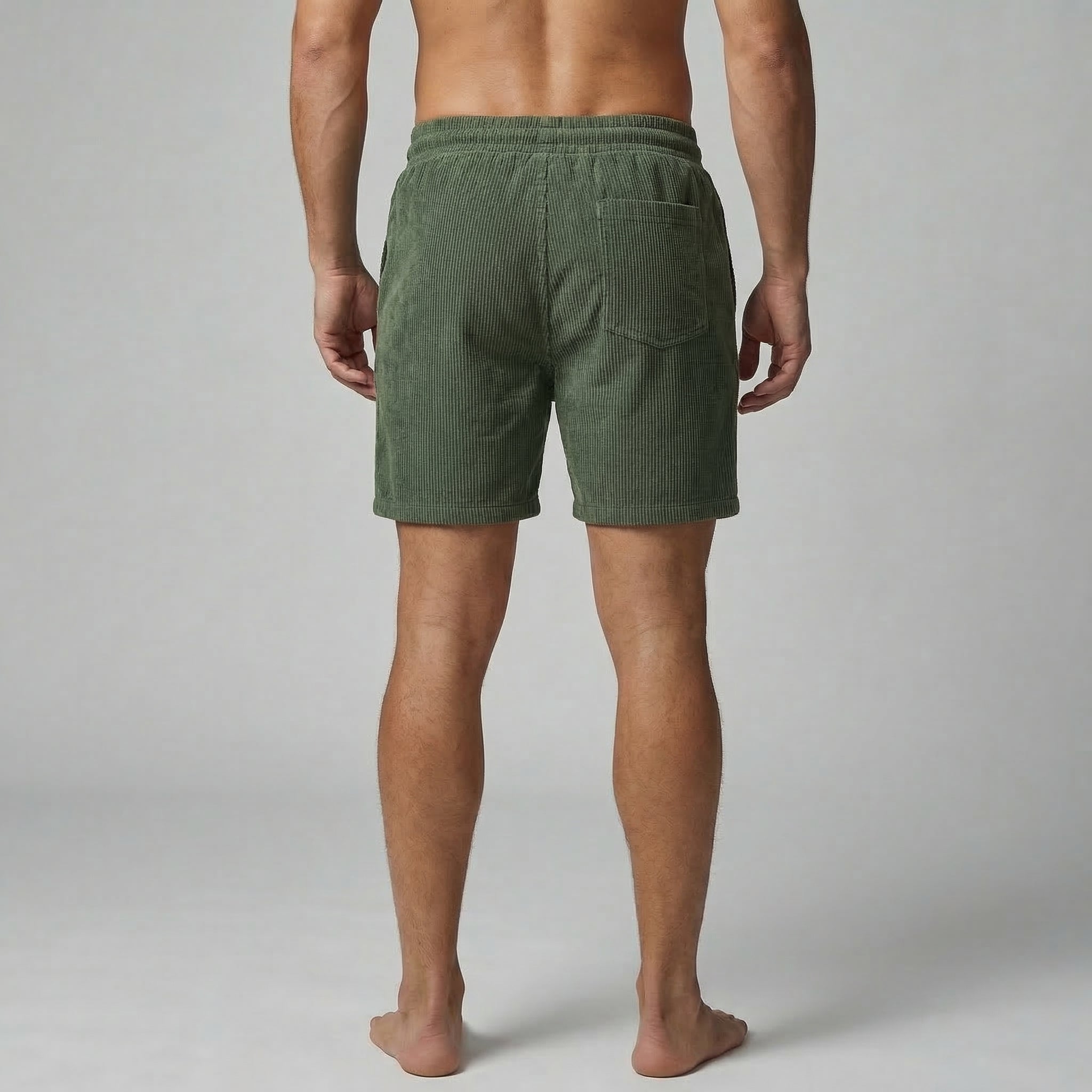 Men's Striped Swim Shorts