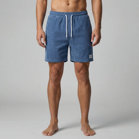 Men's Striped Swim Shorts