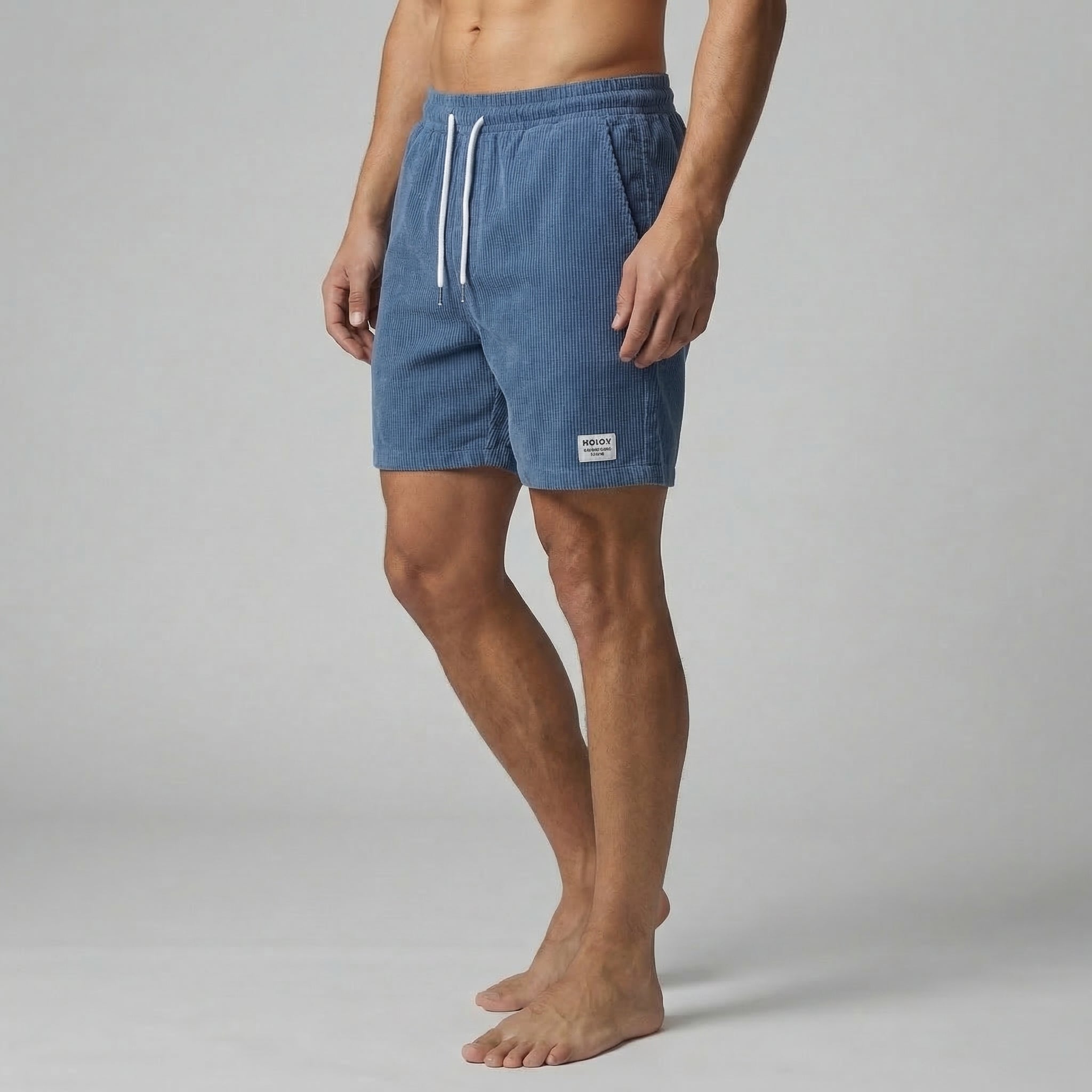Men's Striped Swim Shorts