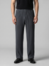 Men's Striped Trousers with Drawstring Elastic Waistband