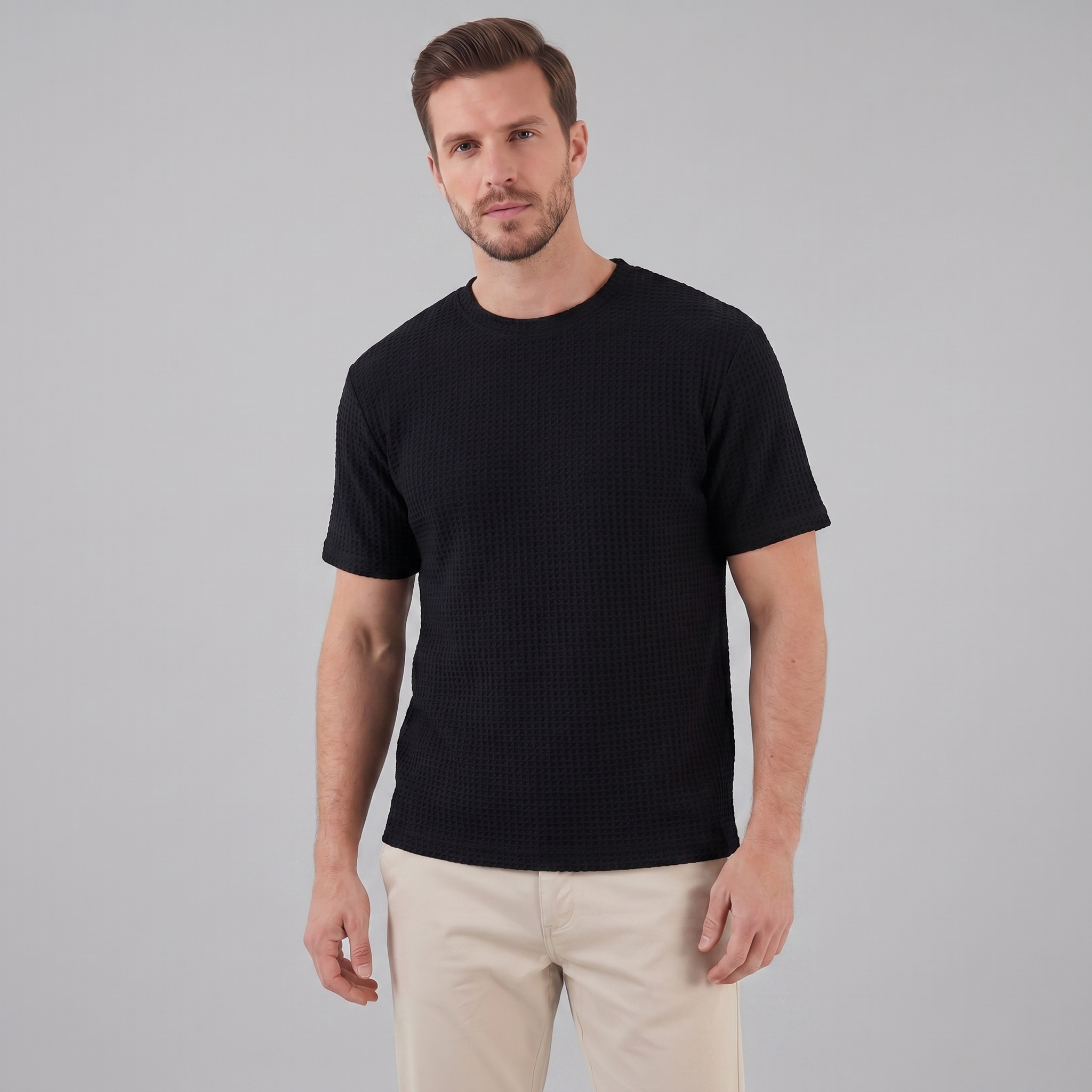 Men's Structured T-Shirt - Modern Comfort Fit